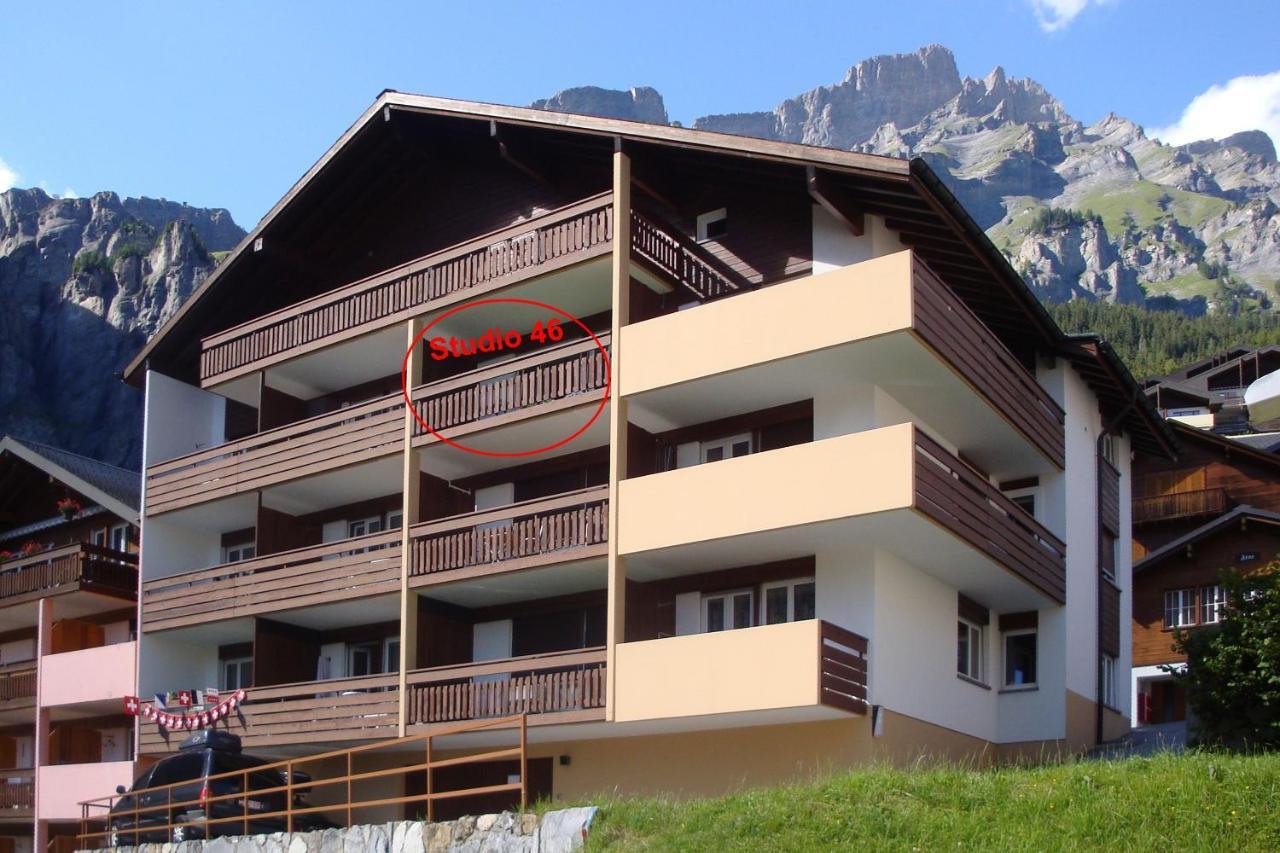 Modernes Wohlfuehlstudio Im Haus Eldorado Mit Traumaussicht Leukerbad Exterior photo
